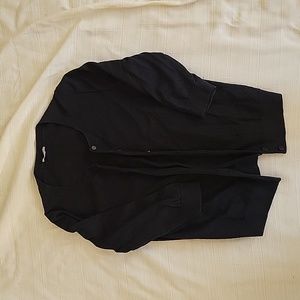 Talbots black button cardigan mP (medium petite)